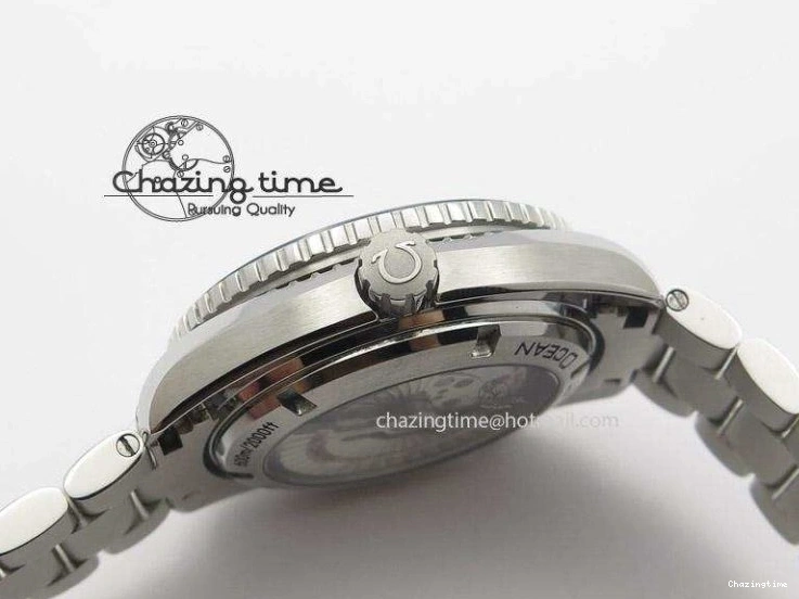 0301 Planet Ocean GMT 42mm V6F Best Edition Blue Bezel Blue Dial On SS Bracelet A ModernLook 8274